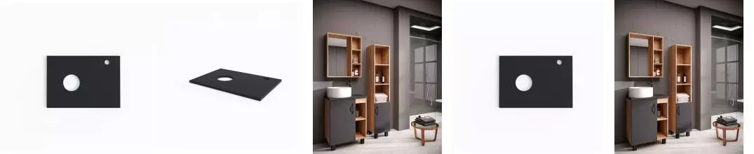 Мебельная столешница «Grossman» Флай 70 МДФ серая Мебельная столешница «Grossman» Флай 70 МДФ серая