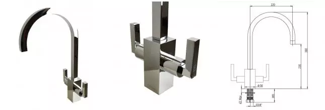 64CR490Q12QKM Cucina смеситель для кухни хром · Cucina, Paini, 64CR490Q12QKM 64CR490Q12QKM Cucina смеситель для кухни хром · Cucina, Paini, 64CR490Q12QKM