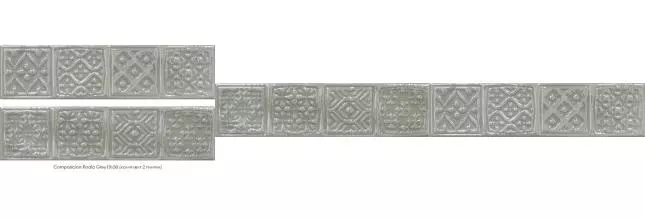 Настенный декор «Cifre Ceramica (Испания)» Composicion Rodia 30x15 78795266 Grey Настенный декор «Cifre Ceramica (Испания)» Composicion Rodia 30x15 78795266 Grey
