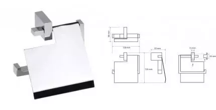 Держатель для туалетной бумаги «Bemeta» Gamma 145812012 на стену хром Держатель для туалетной бумаги «Bemeta» Gamma 145812012 на стену хром