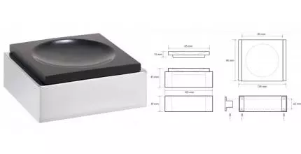 Мыльница «Bemeta» Gamma 145408312 на стену хром/чёрная Мыльница «Bemeta» Gamma 145408312 на стену хром/чёрная