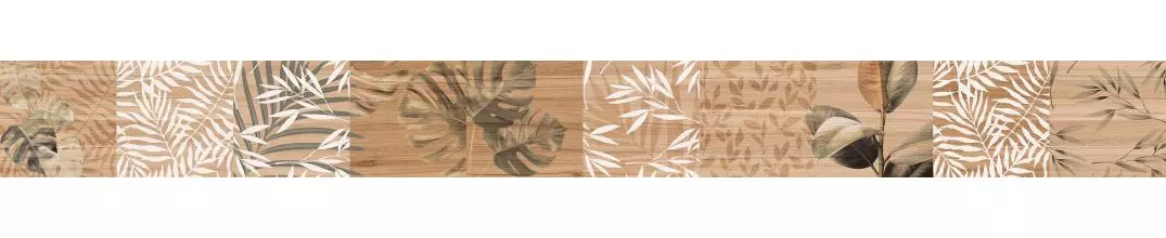 Настенная плитка «Laparet» Organic узор 40x20 00-00-5-08-01-15-2454 коричневый 