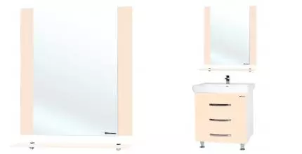Зеркало «Bellezza» Рокко 70 без света бежевое Зеркало «Bellezza» Рокко 70 без света бежевое