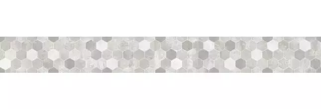 Настенная плитка «LB-CERAMICS» Гексацемент декор 60x20 1064-0294 серая
