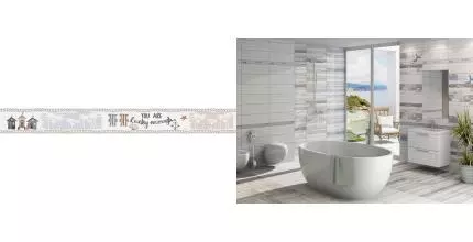 Настенный бордюр «LB-CERAMICS» Ящики Matt. 60x6,5 1506-0174 мультиколор Настенный бордюр «LB-CERAMICS» Ящики Matt. 60x6,5 1506-0174 мультиколор