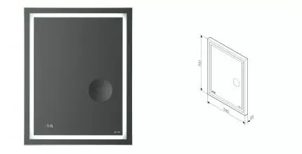 Зеркало «Am.Pm» Gem 55 с подсветкой