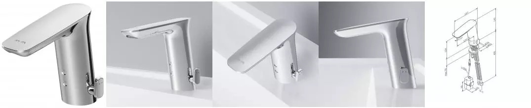 Смеситель для раковины «Am.Pm» Inspire V2.0 F50A02300 сенсорный хром Смеситель для раковины «Am.Pm» Inspire V2.0 F50A02300 сенсорный хром