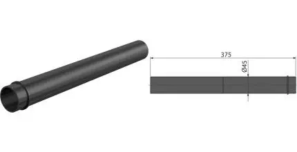 Отвод для инсталляций «AlcaPlast» M147