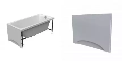 Торцевой экран под ванну «Radomir» Веста 70 белый левый