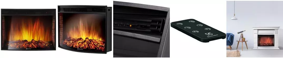 Электрокамин «Electrolux» Sphere Plus EFP/P-2720RLS чёрный Электрокамин «Electrolux» Sphere Plus EFP/P-2720RLS чёрный