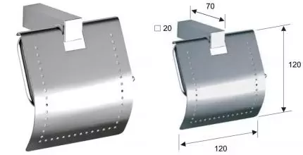 Держатель для туалетной бумаги «Remer» SQ SQ60CR на стену хром