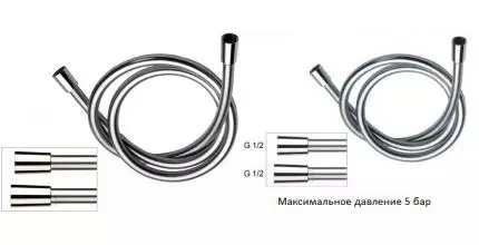 Душевой шланг «Remer» 332CN2G150 150 см хром Душевой шланг «Remer» 332CN2G150 150 см хром