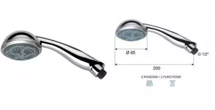 Ручная лейка «Remer» 315MEx хром