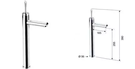 Смеситель для раковины «Remer» Jazz J11LXL хром Смеситель для раковины «Remer» Jazz J11LXL хром