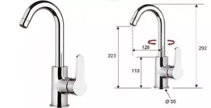 Смеситель для кухонной мойки «Remer» Winner W72C хром Смеситель для кухонной мойки «Remer» Winner W72C хром