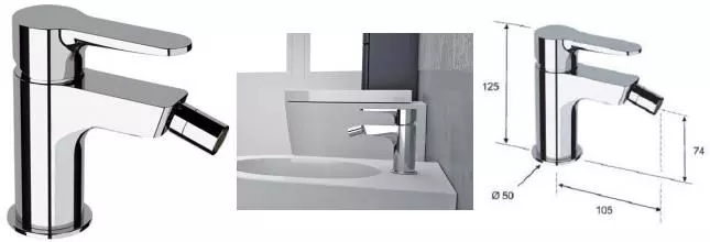 Смеситель для биде «Remer» Winner W21 хром Смеситель для биде «Remer» Winner W21 хром