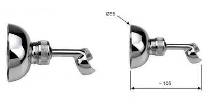 Держатель для душа «Remer» Liberty 338 хром