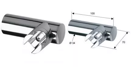 Держатель для душа «Remer» 339N хром