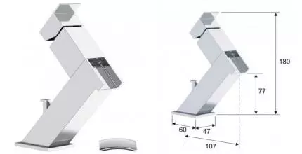 Смеситель для раковины «Remer» Flash ZC10 с донным клапаном хром Смеситель для раковины «Remer» Flash ZC10 с донным клапаном хром