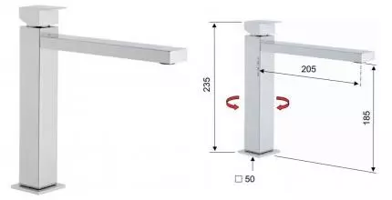 Смеситель для кухонной мойки «Remer» Flash Z40 хром