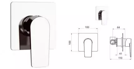 Смеситель для душа «Remer» Dream D30 хром