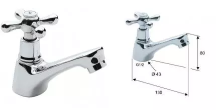Кран для холодной воды «Remer» Liberty 15LI хром Кран для холодной воды «Remer» Liberty 15LI хром