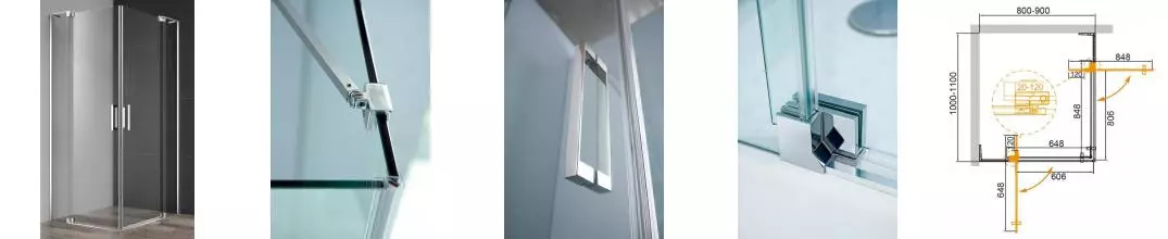 Душевой угол-ограждение «Cezares» SLIDER-AH-2-80/90-100/110-C-Cr 110/90 прозрачный/хром прямоугольный без поддона универсальный Душевой угол-ограждение «Cezares» SLIDER-AH-2-80/90-100/110-C-Cr 110/90 прозрачный/хром прямоугольный без поддона универсальный