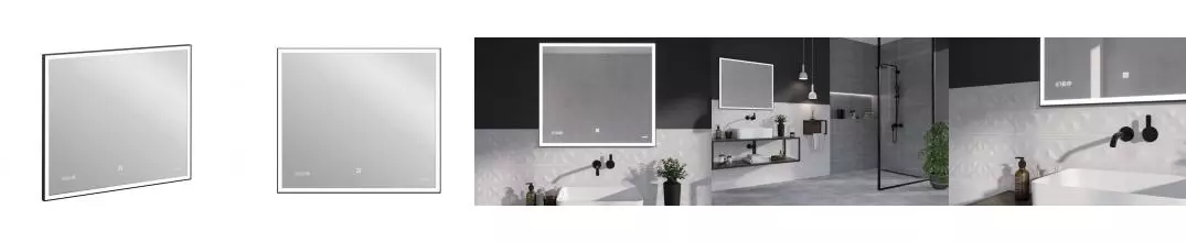 Зеркало «Cersanit» Design 011 100/80 с подсветкой