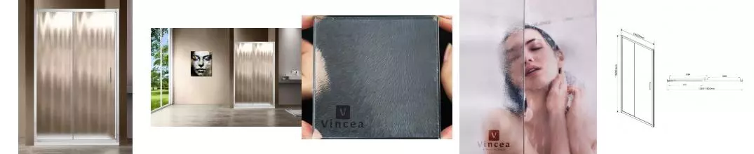 Душевая дверь «Vincea» Garda VDS-1G140CH 140/190 шиншилла без поддона универсальная