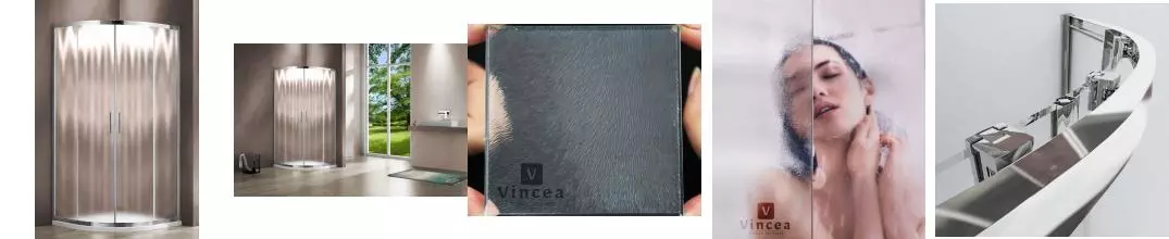 Душевой угол-ограждение «Vincea» Garda VSQ-1G100CH 100/100 шиншилла четверть круга без поддона