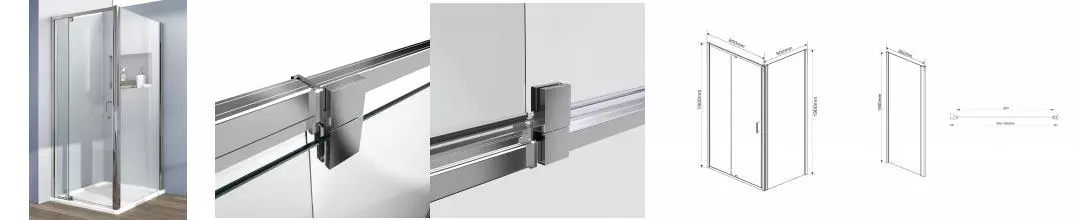 Душевой угол-ограждение «Vincea» Intra VSR-1I809090CL 80/90 прозрачный прямоугольный без поддона универсальный Душевой угол-ограждение «Vincea» Intra VSR-1I809090CL 80/90 прозрачный прямоугольный без поддона универсальный