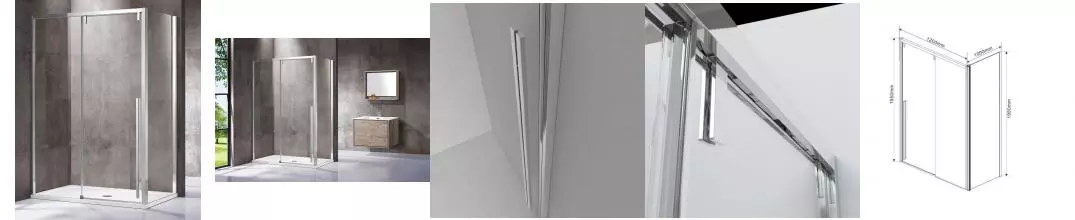 Душевой угол-ограждение «Vincea» Lugano VSR-1L1012CL-1 120/100 прозрачный прямоугольный без поддона универсальный Душевой угол-ограждение «Vincea» Lugano VSR-1L1012CL-1 120/100 прозрачный прямоугольный без поддона универсальный