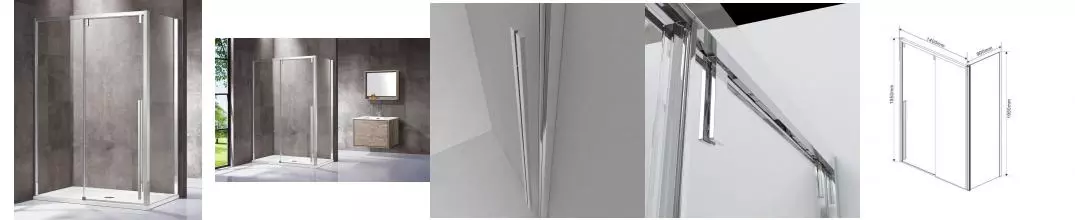 Душевой угол-ограждение «Vincea» Lugano VSR-1L9014CL-1 140/90 прозрачный прямоугольный без поддона универсальный Душевой угол-ограждение «Vincea» Lugano VSR-1L9014CL-1 140/90 прозрачный прямоугольный без поддона универсальный