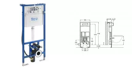 Инсталляция для унитаза «Roca» Duplo WC Smart 890090800