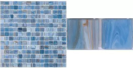Напольная мозаика «Alma» Stella 32,7x32,7 STN528 голубой