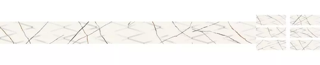 Настенный декор «Eletto Ceramica» Bianco Covelano Rombi Glossy 70x24,2 588122001 белый Настенный декор «Eletto Ceramica» Bianco Covelano Rombi Glossy 70x24,2 588122001 белый