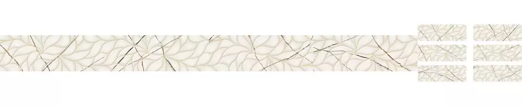 Настенный декор «Eletto Ceramica» Bianco Covelano Glossy 70x24,2 stuttura 588152001 белый