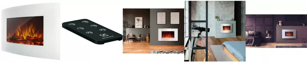 Электрокамин с порталом «Electrolux» EFP/W-1200URLS White белый Электрокамин с порталом «Electrolux» EFP/W-1200URLS White белый