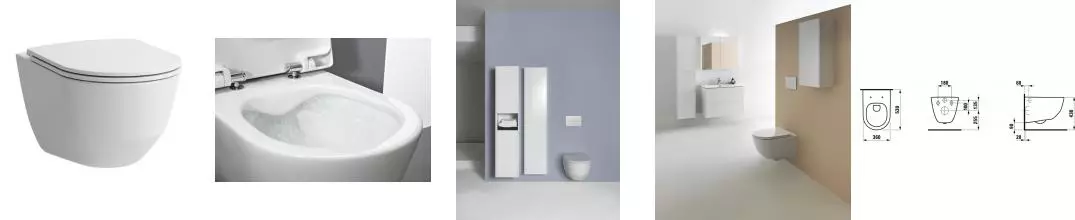Подвесной унитаз безободковый «Laufen» Pro 820966 (Pro 898966) белый с сиденьем дюропласт с микролифтом белое Подвесной унитаз безободковый «Laufen» Pro 820966 (Pro 898966) белый с сиденьем дюропласт с микролифтом белое
