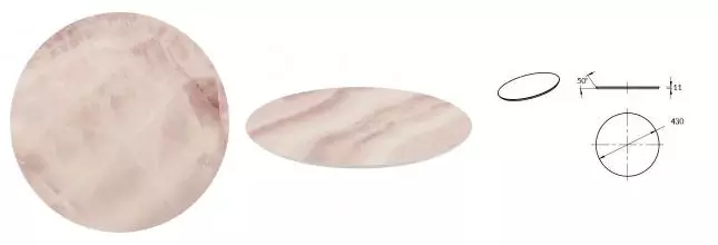 Полка «Kerama Marazzi» Cono Onice 43 розовая Полка «Kerama Marazzi» Cono Onice 43 розовая