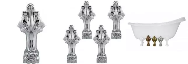 Ножки под ванну «Эстет» Скарлетт хром Ножки под ванну «Эстет» Скарлетт хром