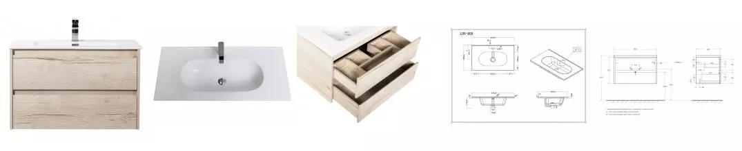 Тумба с раковиной «Belbagno» Kraft 80 (Love 80 LOV-800-LVB) подвесная Rovere Galifax Bianco Тумба с раковиной «Belbagno» Kraft 80 (Love 80 LOV-800-LVB) подвесная Rovere Galifax Bianco