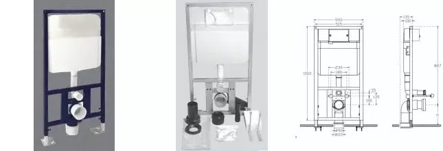 Инсталляция для унитаза «Isvea» Axis 52AL0102I