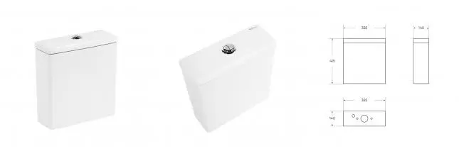 AMANDA Бачок BB051T · Belbagno, BB051T