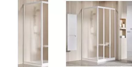 Душевая перегородка «Ravak» Supernova APSS 90/198 Grape/белая универсальная