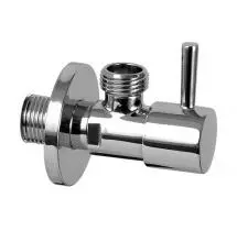 Кран бытовой «Remer» Minimal128L1/2"-1/2" НР-НР хром