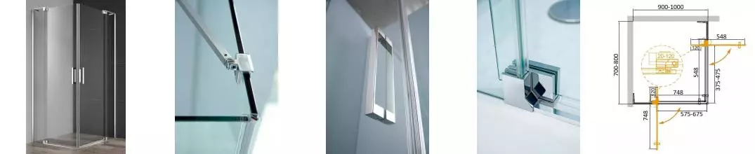 Душевой угол-ограждение «Cezares» SLIDER-AH-2-70/80-90/100-C-Cr 100/80 прозрачный/хром прямоугольный без поддона универсальный Душевой угол-ограждение «Cezares» SLIDER-AH-2-70/80-90/100-C-Cr 100/80 прозрачный/хром прямоугольный без поддона универсальный