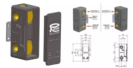 Внутренняя часть смесителя «Remer» RRBOX92 серая