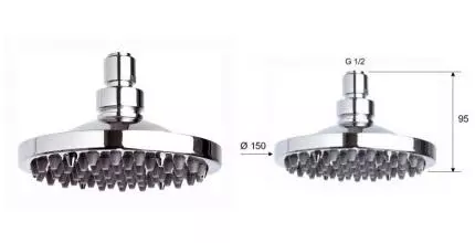 Верхний душ «Remer» 359R15X хром Верхний душ «Remer» 359R15X хром
