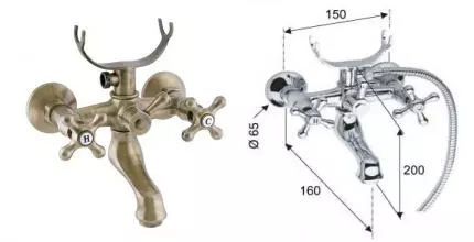 Смеситель для ванны «Remer» Liberty 05LIVO бронза Смеситель для ванны «Remer» Liberty 05LIVO бронза